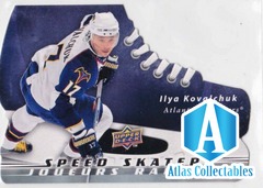 2008-09 Upper Deck Mcdonald's Speed Skaters Ilya Kovalchuk #SS8 Die-Cut